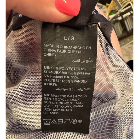 White House Black Market Shirt Sz. Large Leopard Long Sleeve Knit Blouse Top - Picture 8 of 10